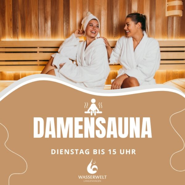 Damensauna bis 15 Uhr