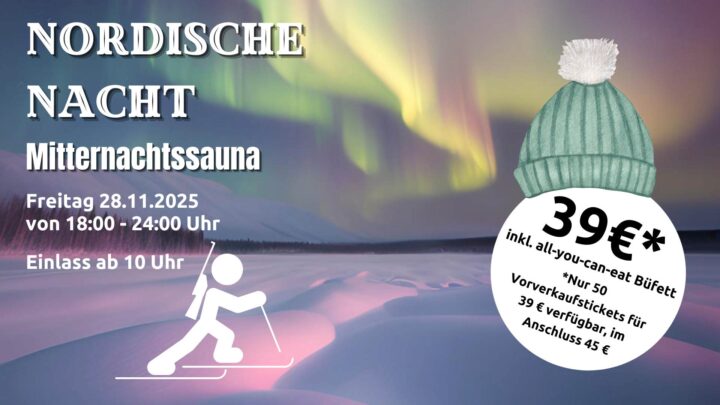 Mitternachtssauna "Nordische Nacht" November