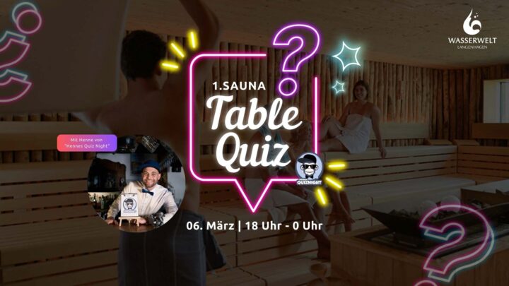 1. Sauna Table Quiz