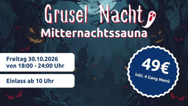 Mitternachtssauna "Grusel Nacht"